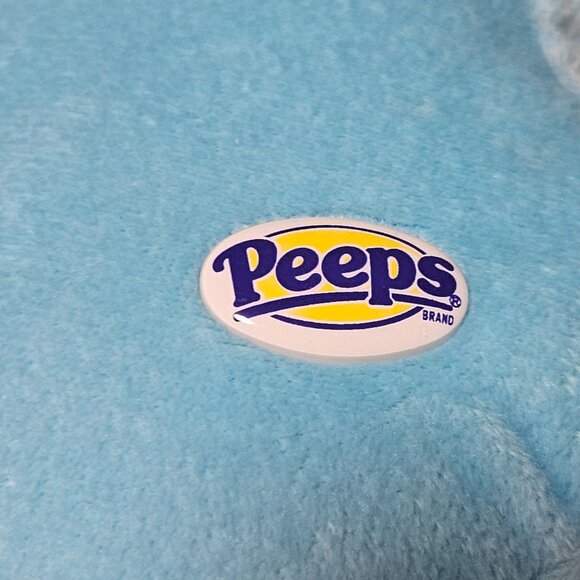 Peeps Marshmallow Easter Bunny 9 Inch Blue Rabbit Plush Stuffed Animal Toy - Picture 4 of 9